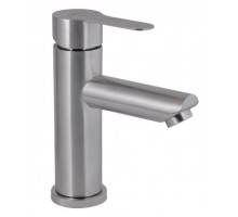 Змішувач для раковини Pure 001F низький Nickel BRIPUR001FNKL Brinex
