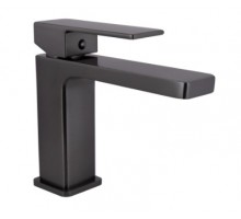 Змішувач для раковини низький Gemini, Gunmetal Black PVD (k35) QTGEM270GMB45676 Qtap