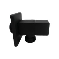 ASCO Кран кутовий для сантехприладів керам.  ASCO 1/2" х 1/2" Matte Black AS-AV-009