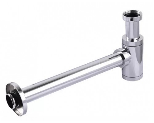 Сифон для раковин циліндричний Globus Lux GSB-32-105-00 1 1/4 ″, хром, латунь