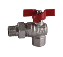 Кран кульовий кутовий з американкою SELBA 1/2″ SL1543