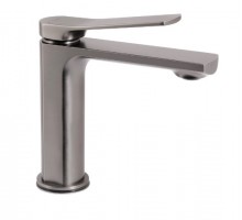 Змішувач для раковини низький Slavonice, Gunmetal Black PVD (k35) QTSLA270GMB45924 Qtap