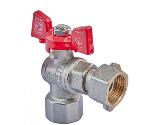 KOER Кран кутовий з накидною гайкою Koer KR.223 - 1/2" ГГБ (KR4773)