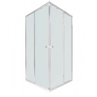Душова кабіна Pisces CRM107-9SP5, 75-90x75-90, квадратна, скло 5 мм Pear, рег. профіль, розсувна, без піддону Qtap