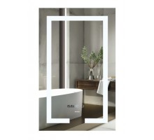 Дзеркало 600x800 Mixxus HARD MR06-60x80 з LED Touch, Anti-fog, димером, регулюванням яскравості, годинником (MI6929)