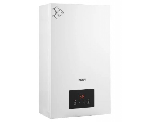 Котел електричний одноконтурний KOER KWH.E0108 WHITE 8 кВт колір білий (KR5559)