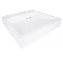 Раковина на пральну машину Arvin 595x595x115 мм, White, квадратна, без донного клапана QTARV2365WHI48575 Qtap