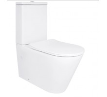 Унітаз підлоговий Vlasta Ultra Quiet 660x360x800 мм, White, з сидінням Slim Duroplast/ Soft-close/ Quick Release QT28228300W Qtap