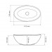 Умивальник VBI-011000 (раковина) PARMA WHITE накладний