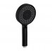Лійка для ручного душу Rucni, d130 мм, Matt Black округла QTRUC125BLM45951 Qtap