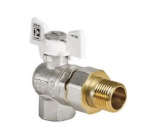 KOER Кран з американкою кутовий Koer KR.228.W - 1" White (KR5105)