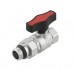 RAFTEC Кран кульовий з американкою прямий Raftec GOLD PN50 ВН 1" GRDS03