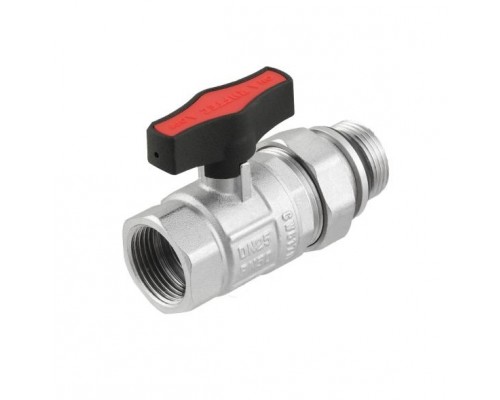RAFTEC Кран кульовий з американкою прямий Raftec GOLD PN50 ВН 1" GRDS03