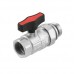 RAFTEC Кран кульовий з американкою прямий Raftec GOLD PN50 ВН 1" GRDS03