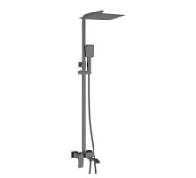 Душова колона зі змішувачем Koer KB-56007-07, 3 функції (Колір графіт) (KR5160)