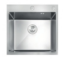 Мийка з нержавіючої сталі MIXXUS MH5050 DECOR NANO-SILVER (3.0/0.8) колір нержавійка (MI7040)