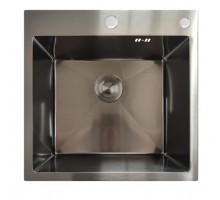 Мийка з нержавіючої сталі Мийка Mixxus MH5050 Decor Nano-Black з нерж. сталі (колір графіт) (MX1929)