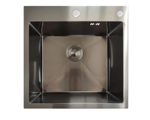 Мийка з нержавіючої сталі Мийка Mixxus MH5050 Decor Nano-Black з нерж. сталі (колір графіт) (MX1929)