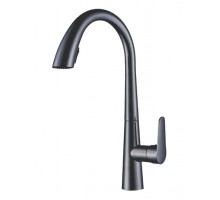 MIXXUS Змішувач для кухні з висувним виливом Mixxus Premium WARTA 014 GRAPHITE (MI6957)