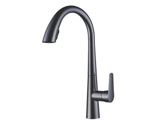 MIXXUS Змішувач для кухні з висувним виливом Mixxus Premium WARTA 014 GRAPHITE (MI6957)