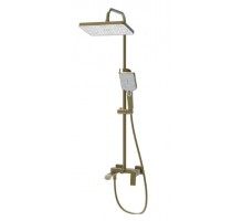 Душова колона зі змішувачем HAIBA GAUDI 009-J BRUSHED GOLD (HB9584)