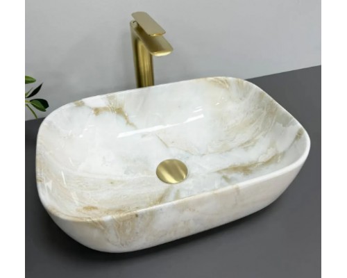 Умывальник (раковина) VBI RAVENNA LABRADORITE GLOSSY накладной VBI-011212