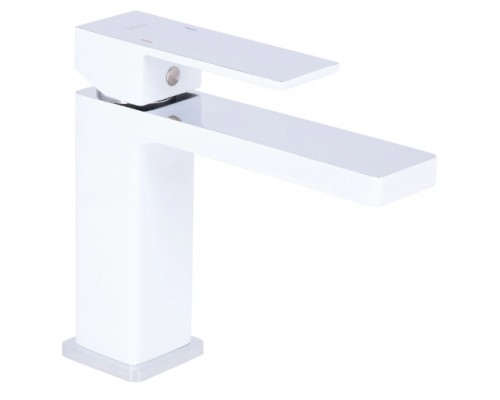 Qtap Змішувач для раковини низький Gemini, Chrome/White (k35) QTGEM270CRW45675