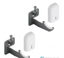 Комплект крепления MB-FIX T3+QKT3 с регулировкой алюминиевого радиатора RAL9010 (60210263)