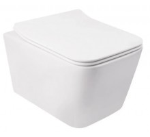 Унітаз підвісний Mixxus QUADRO-0304-R 520x360x365mm, система змиву RIMLESS (MI6707)