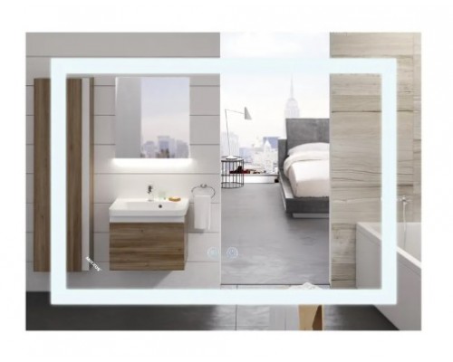 Дзеркало 800х700 Mixxus Warm MR12-80x70-Reverse с LED Touch, антизапотевание, димер, регулировка яркости (MI6936)