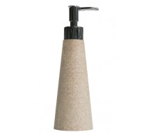 Дозатор зі штучного каменю PurеLine sand/chrome, інд.упаковка