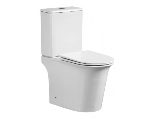 Унітаз-компакт Mixxus WAVE-0405-R 630х350х795mm, система змиву RIMLESS (MI6694)