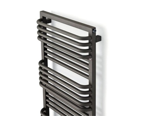 TERMA Рушникосушка водяна Terma POC 2 1040x700  чорний