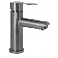 Змішувач для раковини низький Pure 001F, Graphite (k35) BRIPUR001FGRP Brinex