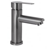 Змішувач для раковини низький Pure 001F, Graphite (k35) BRIPUR001FGRP Brinex