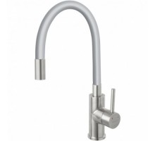 FERRO Змішувач для кухні ZUMBA, сірий, нержавіюча сталь