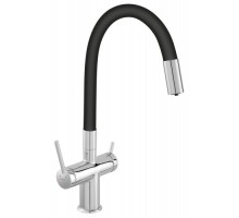 FERRO Змішувач для мийки для фільтрованої води, з гнучким виливом Filtrata , хром