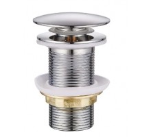 Донний клапан для раковини Champion POP-UP-02 1 1/4'' без переливу автомат СLICK-СLACK (Колір хром) (CH6531)