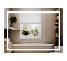 Дзеркало 1000х800 Cardinal (CA2настінне прям з LED-підсвіч Touch, з антизап, з дим рег. темп. кольору (3000-6500K) 1000х800 мм (QT0478C10080