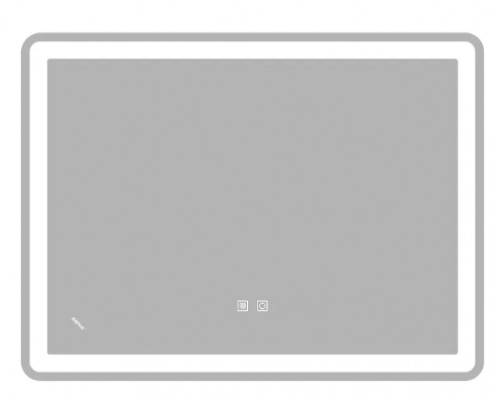 Дзеркало 700х500 Zerix Mirra MR05-70x50-REVERSE з LED Touch, Anti-fog, димером, регулятором яскравості (ZX6055)