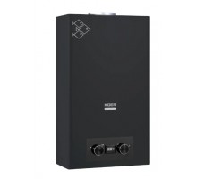 KOER Газова колонка  KWH.G0110 BLACK димохідна 10 л/хв, колір чорний (KR5554)