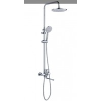 Душова система латунна, універсальна Astra 1030, Chrome (k35) на три споживача (з виливом) LDAST1030CRM48086 Lidz