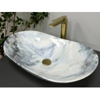 Умивальник (раковина) VBI TURIN GRANIT GLOSSY накладний  VBI-011507