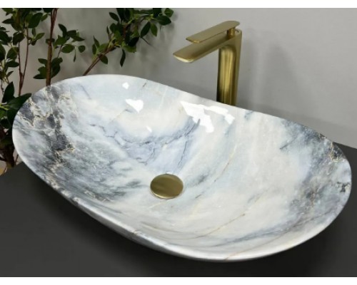 Умивальник (раковина) VBI TURIN GRANIT GLOSSY накладний  VBI-011507