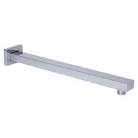 Кронштейн для верхнього душу Trubice, 400 мм, Chrome прямокутний QTTRU120CRM45928 Qtap