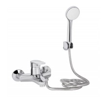 Lidz (CRM) Змішувач для ванни Tani 006, Chrome (k40) з душовим гарнітуром LDTAN006CRM44964 Lidz