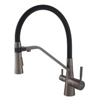 Змішувач для кухні Mixxus Premium Magnet 021 GRAPHITE REFL.BLACK (MI6975)