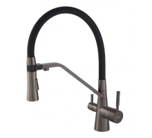 Змішувач для кухні Mixxus Premium Magnet 021 GRAPHITE REFL.BLACK (MI6975)