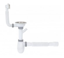 ITAL  К1112 кухня 3 1/2*40, різьб. випуск, пралка, універсальний перелив, гофра 40*40/50