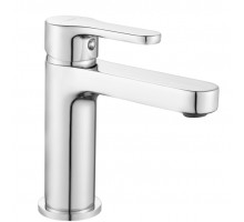 Змішувач латунний для раковини низький Astra 001F, Chrome (k35) LDAST001FCRM48085 Lidz